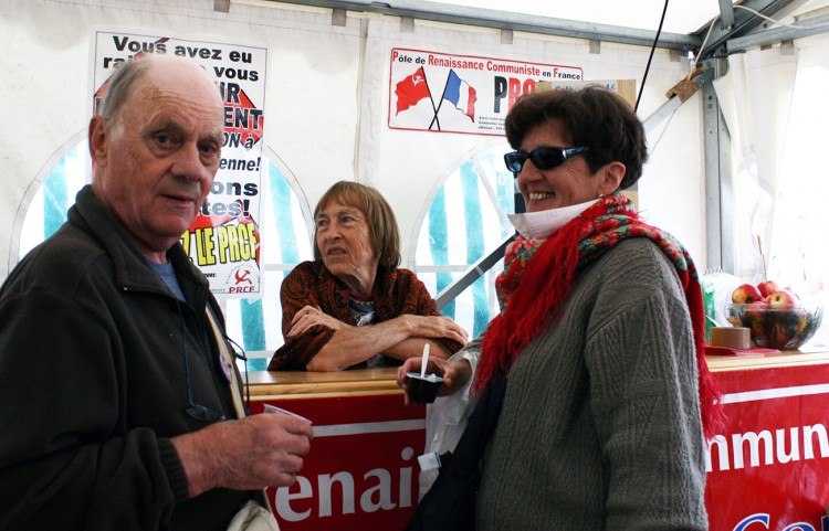 Jacques Coignard à la Fête de l'Huma 2010