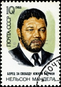 18950436-ussr--circa-1988-un-timbre-imprime-en-urss-montre-nelson-rolihlahla-mandela-l-39-afrique-du-sud-cont