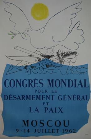 picasso congrès mondial de la paix colombe