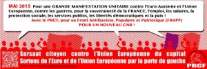 prcf1 manifestation europe 30 mai sortir euro