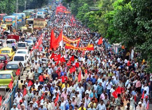 manifestation communistes inde