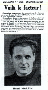 1952 Vaillant et l'Affaire Henri Martin