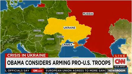 Obama envisage d'armer les troupes pro américaines en ukraine. CNN - chaine de télévision américaine