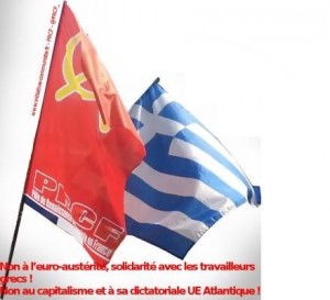 Solidarité avec le KKE : Déclaration commune des Partis Communistes .