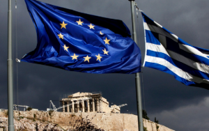 drapeau UE Grèce