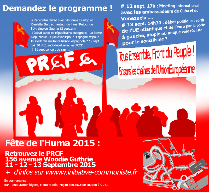 Fête Huma 2015-PRCF