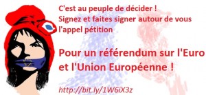 pétition pour un referendum pour la sortie de l'UE
