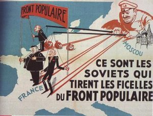 affiche anti Front populaire