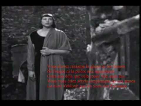 Monique Morelli – L’affiche rouge (Aragon, Ferré) – TV 1961