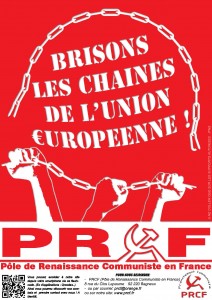 Sortir de l’euro, de l’UE : à gauche les lignes bougent vers le PRCF