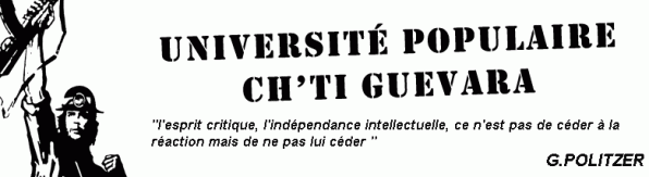 Une nouvelle séance de l’université populaire ch-ti guevara ce vendredi à Lens: « Que peut la philosophie ? »