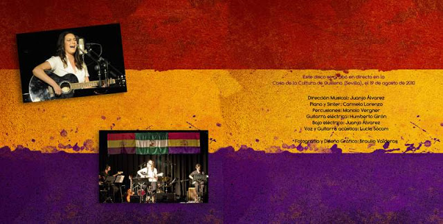 Lucía SÓCAM en concert sur le stand du PRCF, à la Fête de l’Huma 2013