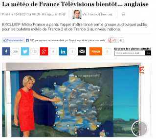 Météo-France doit rester le fournisseur d’informations du service public !