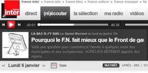 Aurélien Bernier: Battre le FN  – Entretien par D Mermet – Là bas si j’y suis