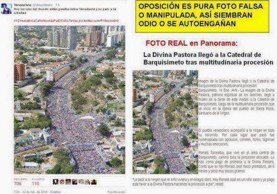 Venezuela : stop à la manipulation médiatique !