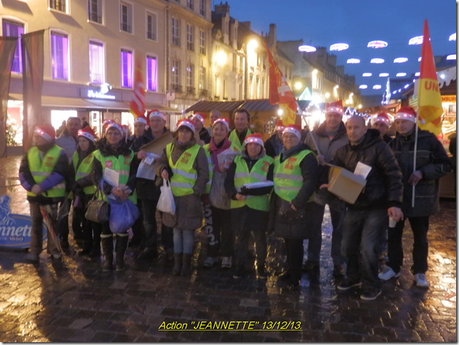 Message de soutien aux salariés de l’entreprise JEANNETTE
