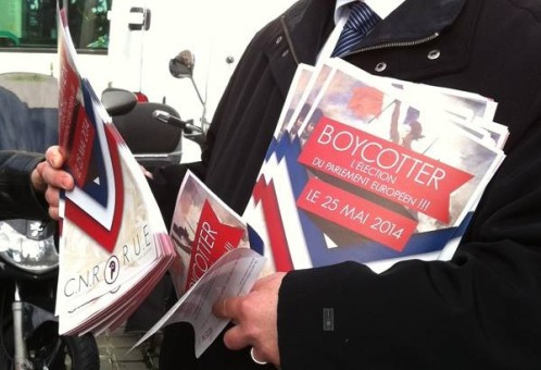 Abstention aux européennes 2014 : la campagne pour le boycott sur FRANCE 3, jeudi 22 mai vers 22h40