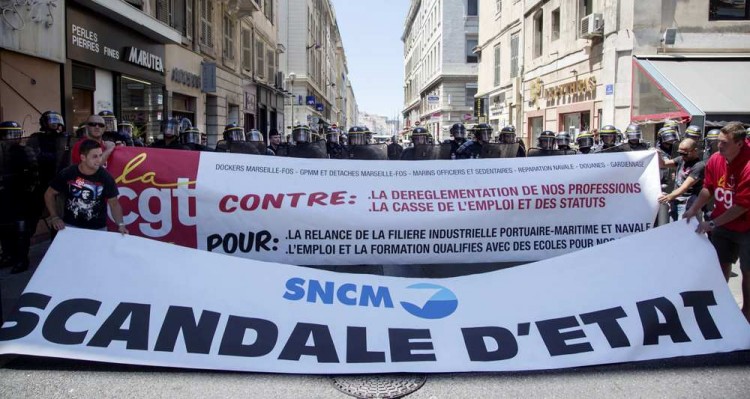 Soutien aux marins de la SNCM : Déclaration de la commission lutte du PRCF
