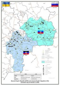 carte donbass