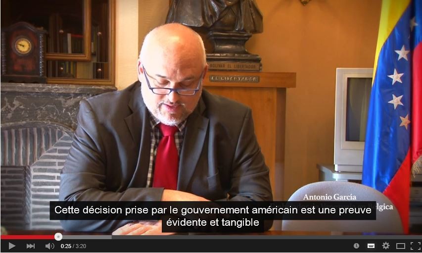 Le Venezuela dénonce l’agression grave par les USA #Vidéo [interview de l’ambassadeur du Venezuela auprès de l’UE]