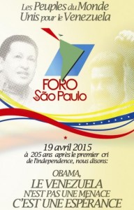 solidarité venezuela affiche 205 ans bolivar