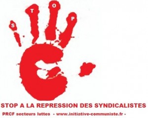 stop répression syndicalistes