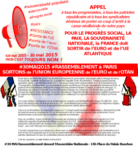 Appel large 30 mai