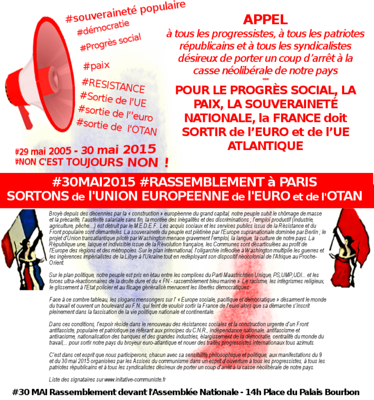 Appel large 30 mai