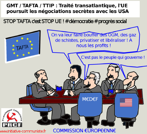 #TAFTA #TTIP : Le Grand Marché Transatlantique UE USA détruira l’agriculture en France. [Rapport du ministère de l’agriculture américain]