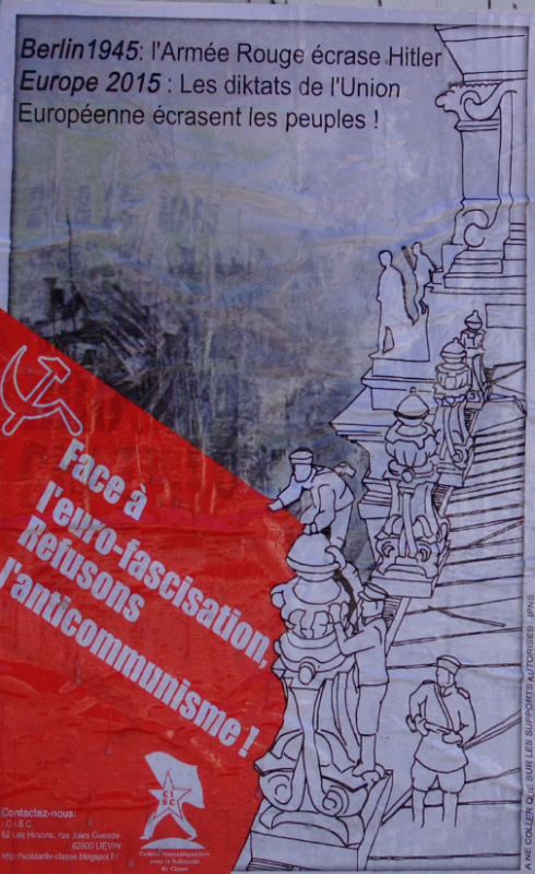 affiche ukraine CISC anticommunisme antifascisme euro fascisation