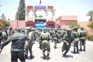 Répression des étudiants au Maroc