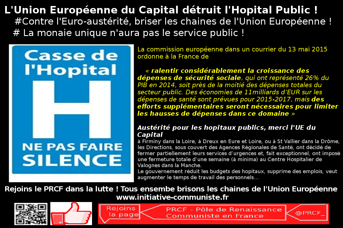 Casseurs de l’Hopital : Valls et Hollande matraquent les personnels soignants et suppriment 22 000 postes !
