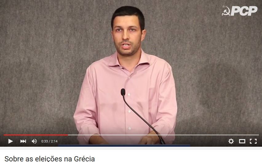 #Grèce : déclaration du Parti Communiste Portugais au sujet des élections en Grèce  #PCP