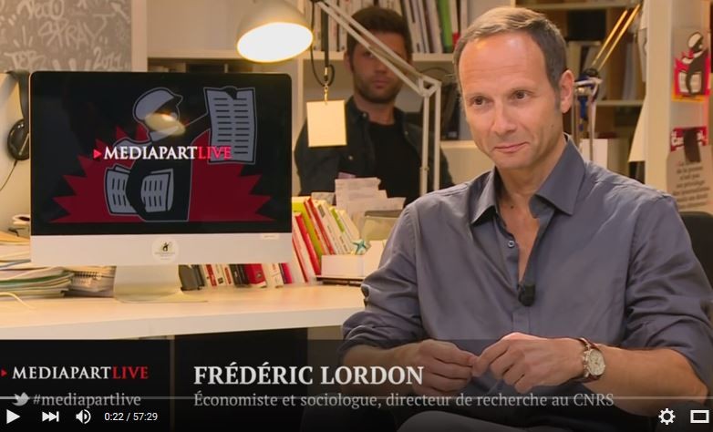 Vidéo : Pour une autre europe, faut il sortir de l’euro ? débat avec Frédéric Lordon