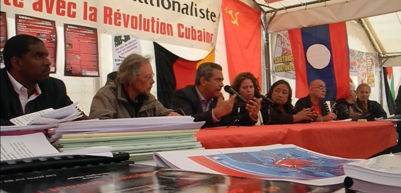 tribune meeting international PRCF fête de l'huma