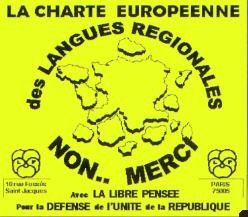 ECHEC à la Charte européenne des langues minoritaires et régionales