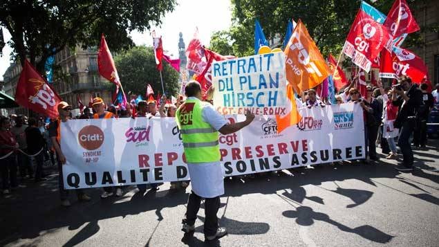 manif hôpitaux de Paris