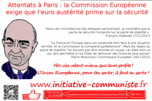 Moscovici commission européenne pacte de stabitlié sécurité attentats