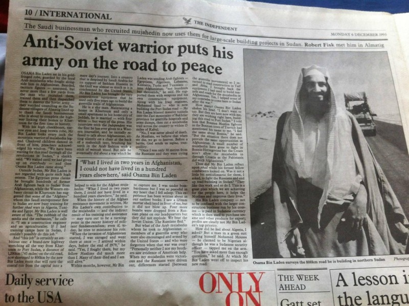 Terrorisme : quand la presse américaine faisait la promotion de Ben Laden et des islamistes