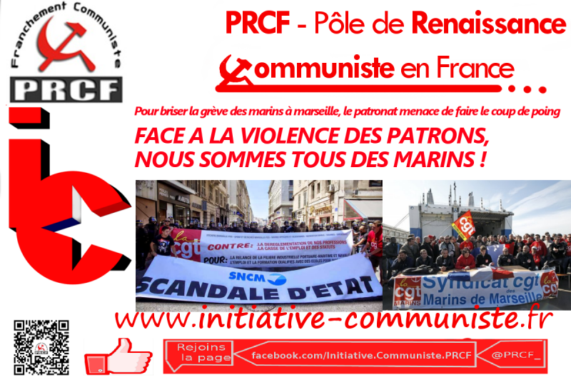 Marseille / Corse : Face à la violence des patrons, nous sommes tous des marins ! le patronat menace d’agresser les marins en luttes