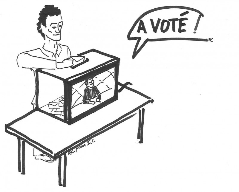 Jean-Luc Mélenchon à DPDA : caricature d’émission démocratique symptôme de la télévision totalitaire.