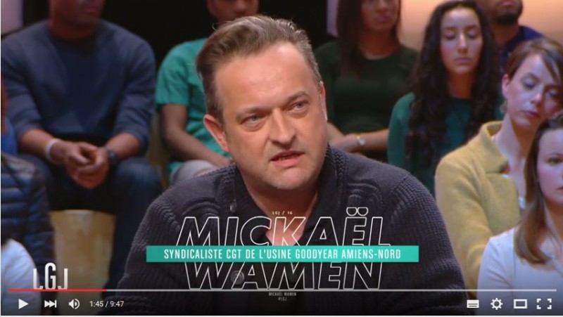 Vidéo – Mickael Wamen, CGT-Goodyear : « La colère doit s’exprimer dans la rue »