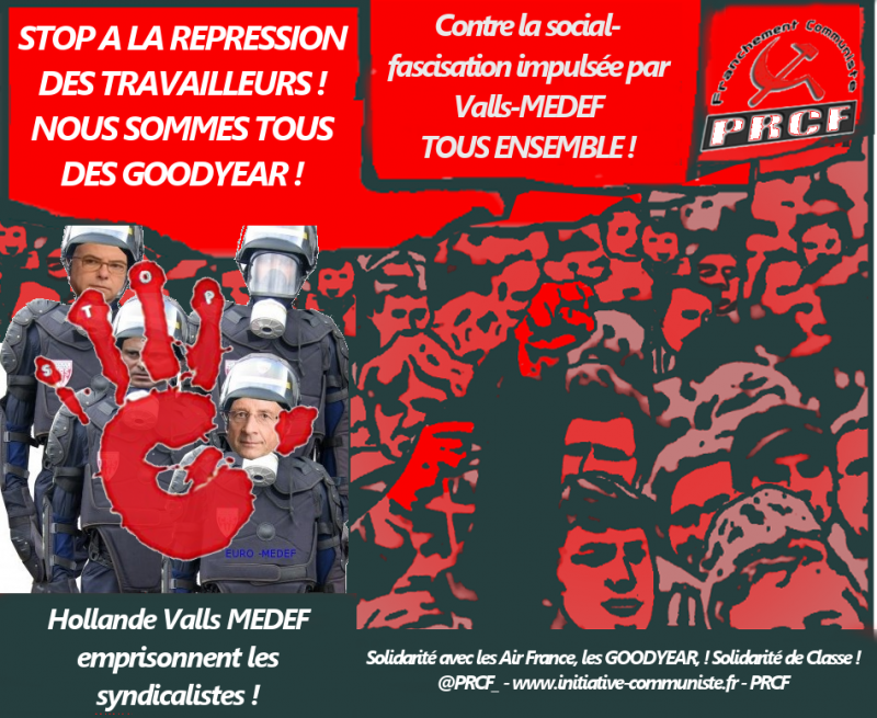 Répression antisyndicale, Etat d’urgence, situation internationale, les réponses de Georges Gastaud !