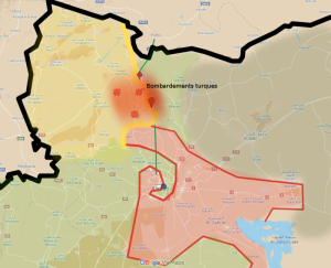 bombardements turques syrie février 2016 azaz