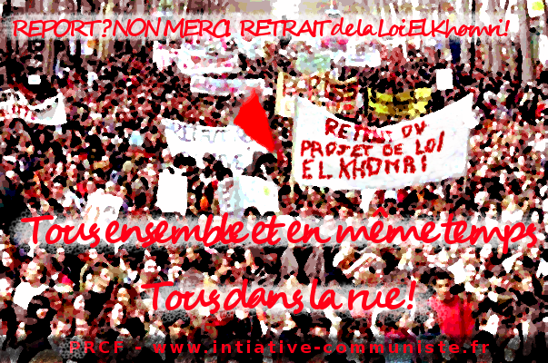 Actu des manifestations 24 mars : mobilisés jusqu’au retrait #occupyCM #manif24mars #loitravailnonmerci