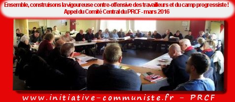 Comité central du PRCF mars 2016