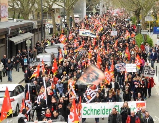 #greve31mars En direct des manifestations : 1,2 million de manifestants pour le retrait de la loi travail