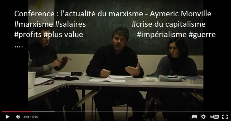 L’actualité du marxisme – Conférence vidéo pour les jeunes communistes 1/6