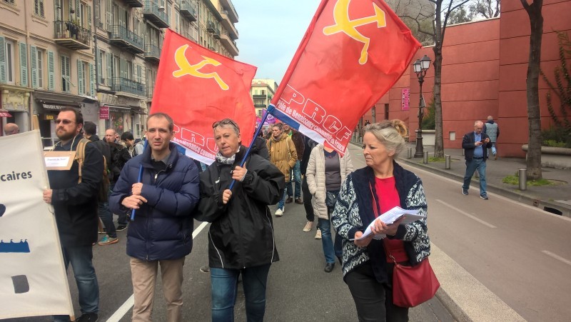 manif nice 31 mars