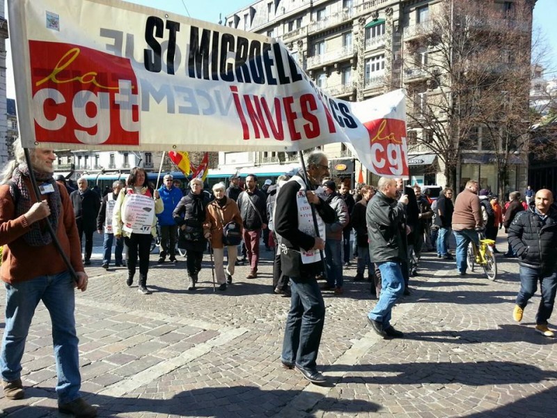 Solidarité avec les travailleurs de STMicroelectronics en lutte : l’industrie doit vivre ! Signez la pétition !